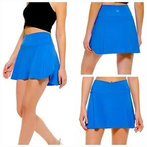 NWT ! ✨ CALVIN KLEIN BLUE CROSS OVER TENNIS SKIRT ✨